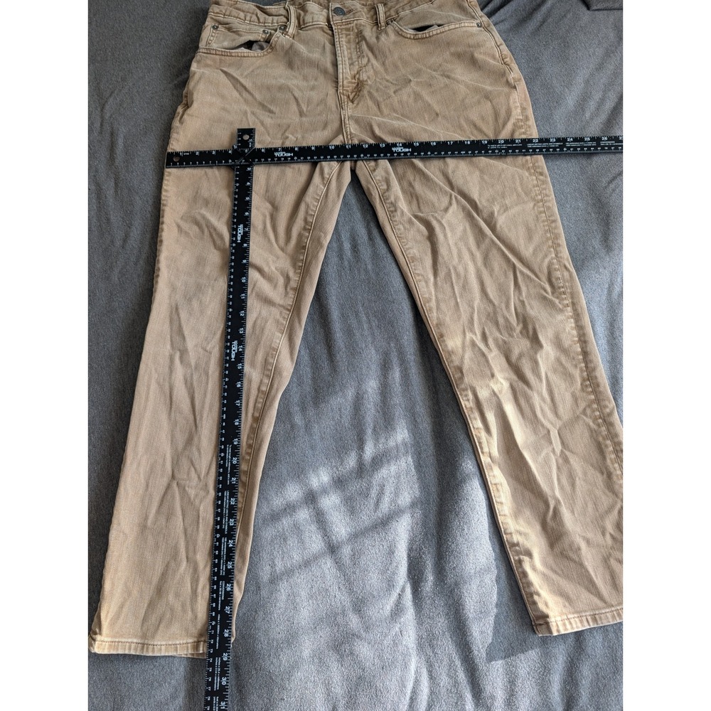 American Eagle Airflex+ Slim Jeans Mens 34x32 Tan Khaki Stretch Denim Pants